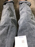 至唯cleanfit秋季bootcut黑色弯刀微喇牛仔裤男vibe美式修身直筒裤子 黑色 M 【推荐90-110斤】 实拍图