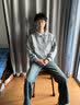 顶峰保罗水洗复古牛仔裤男士春秋季新款宽松百搭直筒阔腿高街休闲长裤子 藏青色 XL (建议125-145斤) 实拍图
