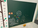 飞博士（flybook)墨绿色120*150cm磁性黑板墙贴儿童创意涂鸦墙环保可擦写无尘黑板磁吸家用上学生磁力黑板 实拍图