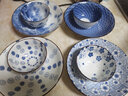 博为 日式盘子大号深盘碟子4个装家用菜盘创意复古花纹陶瓷盘套装 21cm-8英寸【4个装】 实拍图
