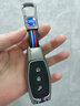 福特锐界plus汽车钥匙套福克斯壳新蒙迪欧翼虎福睿斯猛禽扣金牛座钥匙包野马锐际探险者EVOS撼路者套 福特智能D款三键【哑光枪】+【挂扣】 . 实拍图