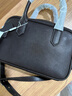 裘真【明星推荐】宽宽包植鞣牛皮休闲斜挎包手提保龄球包女 售罄联系客服 实拍图