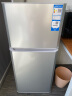 海尔（Haier）冰箱小型双开门小冰箱家用家电超薄节能迷你DEO净味保鲜二门智能电冰箱 118升双门节能直冷冰箱3级 实拍图