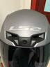 LS2新款摩托车头盔四分三盔电动助力车四季大尾翼大码男女半盔OF608 闪光白+茶色镜片（可联系客服换其它颜色） 3XL(建议61-62CM) 实拍图