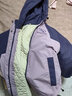 迪莎童话女童冲锋衣三合一外套冬装夹棉加厚中大童秋冬新款12儿童学生装潮 紫色 外套+内胆 160 实拍图