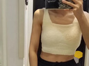 相伊恋人羊羔绒保暖背心25年新款女士带胸垫加绒加厚秋冬季内衣可外穿睡衣 吊带背心-奶白色【短款】 M 码【适合80-105斤】 实拍图