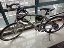 SANGPU公路自行车成人变速实心胎死飞骑行自行车山地车单车男女学生赛车 24速40刀钛银色 24寸【适合155-170cm】 实拍图