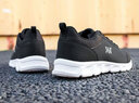 361°男鞋运动鞋男秋冬季新款男士休闲鞋防水旅游鞋黑色加绒跑步鞋子 曜石黑/361度白[皮面] 40 实拍图