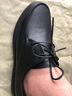 木林森品牌专卖户外休闲皮鞋男真皮系带新款透气皮鞋软底软面上班驾车鞋 实拍图