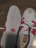 回力休闲运动鞋白色校鞋排球鞋跑步鞋体考鞋田径训练拔河跳远鞋帆布鞋 白红 41 女买平时小一码男码标准 实拍图