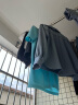 欧莎（OSA）灯笼袖纯色职业衬衫女新款法式复古翻领衬衣显瘦上衣 蓝色 XL 实拍图