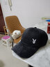 花花公子（PLAYBOY）帽子棒球帽鸭舌帽休闲街头嘻哈情侣防晒遮阳帽弯檐男女通用 【兔头款黑色】 实拍图