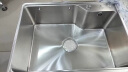 欧琳水槽大单槽厨房洗菜盆一体盆台下盆304不锈钢水槽洗菜池656-B 实拍图
