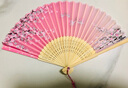 森卡龙（SENKALONG）扇子折扇古风女流苏竹扇儿童古典舞蹈扇夏季折叠扇中国风手摇扇 春日樱蝶 实拍图