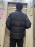 李宁羽绒服男短款秋冬季新款防寒保暖鸭绒加厚拉链男士大衣运动外套 标准黑(80%绒子含量) L 实拍图