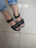 斯凯奇D'lites熊猫系列简约时尚厚底沙滩休闲女鞋 31514 黑色/BLK 35 实拍图