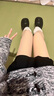 浪莎光腿神器冬季打底裤女袜外穿加绒加厚保暖裤大码女踩脚连裤袜 肤色连脚袜（加绒200克） 1条 实拍图