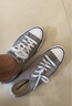匡威（Converse）All Star夏季男女运动低帮帆布鞋云雾灰灰色A06565C A06565C 41 实拍图