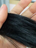 美丝莎儿真发发片全真人发无痕隐形接发假发片女一片式头顶补发蓬松垫发片 全真发65CM3卡30G 自然黑 实拍图