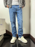 Calvin KleinJeans四季款男士休闲通勤简约ck合体版微弹洗水牛仔裤J325694 1AA-牛仔浅蓝 31 实拍图