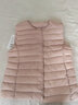 鸭鸭（YAYA）短款羽绒马甲女冬季纯色百搭显瘦轻薄上衣马夹背心外套内胆羽绒服 实拍图