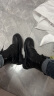 森达（SENDA）时尚马丁靴女冬新商场同款牛皮革机车显瘦休闲靴SUM01DZ3 黑色单里 40 晒单实拍图