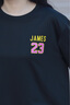 NBA官方夏季男女情侣哈利伯顿运动t恤户外宽松短袖速干衣篮球服上衣 詹姆斯/速干T恤（黑色） M 实拍图
