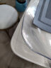 钟爱一生（CHERISHES LIFE）桌垫透明桌面垫餐桌布防水防油PVC软玻璃茶几垫水晶板台面垫抗菌 【3.0超厚无味】无色款 圆角磨边 60*60cm 实拍图