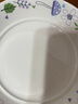 金岚玉唐山骨瓷8英寸饺子沥水双层盘陶瓷水饺盘深盘菜盘圆形托盘 紫色花季-8英寸沥水盘 1个 8英寸 实拍图
