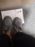 合欢树 棉拖鞋女可爱兔子冬季室内居家情侣棉鞋女厚底保暖防滑厚底毛毛棉拖鞋男冬天 灰色兔兔 40/41（适合39/40码脚） 实拍图