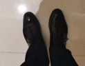 奥康（Aokang）皮鞋男英伦风男鞋系带商务正装鞋男士低帮鞋子 黑色42码 实拍图