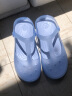 Veblen洞洞鞋女夏季厚底防滑包头凉鞋平跟软底海边沙滩鞋果冻鞋外穿拖鞋 水月蓝 37 标准码 实拍图