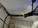 山泽（SAMZHE）电脑理线带 魔术贴扎带 猫眼线缆收纳固定整理绕线带理线器 电脑扎线带50条装 MST-17 晒单实拍图