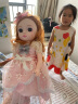 雅斯妮娃娃玩具女孩早教智能换装公主洋娃娃儿童过家家玩具生日礼物 粉 实拍图