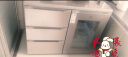 尊贵（ZUNGUI） BCD-210CV 210升 卧式冰箱家用抽屉柜式小型双门橱柜式嵌入式矮电冰箱 荷韵金 实拍图