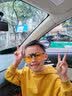 卡珀尼近视太阳眼镜男款防晒紫外线成品带有度数墨镜男士开车驾驶专用 枪框灰片 200度 实拍图