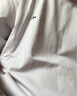 GXG男装 龚俊心选 2022年夏季新款重磅系列精致小字母绣花圆领短袖T 白色 175/L 晒单实拍图