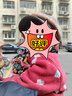 戴维贝拉（DAVE＆BELLA）秋冬新款女童摇粒绒外套 宝宝休闲拉链衫棒球服 红色小狗 100cm(4Y（建议身高90-100cm）) 实拍图