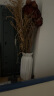 盛世泰堡 陶瓷花瓶摆件插花小花瓶水培花容器桌面装饰摆设 折纸白瓷 19cm  实拍图