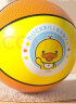 鑫思特（XST）儿童充气球类玩具幼儿专用黄小鸭室内篮球宝宝拍拍球足球生日礼物 实拍图