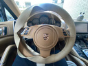 安牛 汽车方向盘套真皮手缝把套超纤皮防滑皮套四季通用型透气吸汗 超纤皮 米色打孔 实拍图