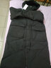 雅鹿羽绒服女长款冬季新款服女中长款连帽冬装外套新年红FY 黑色 155/S 实拍图