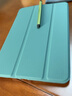 启瑟 iPad Mini3保护套苹果平板电脑mini2保护壳ipad mini1全包边软壳皮套 暗夜绿【智能休眠皮套】配触屏笔 iPad mini1/2/3通用【7.9英寸】 实拍图