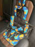 凯蕊士儿童简易座椅坐垫0-4-12岁宝宝婴儿通用汽车便携式椅子绑带 迷彩兔 实拍图