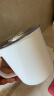 无印良品（MUJI）不锈钢双层马克杯 大容量男女办公学生水杯茶杯咖啡杯 白色 380ml 实拍图