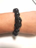 雅薇妮纯黑乌金天然黑曜石手链男士女款貔貅佛珠手串本命年饰品 磨砂貔貅款 12MM 实拍图
