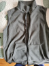 摇粒绒立领马甲男士拉链外套秋冬款加厚奥粒绒无袖开衫夹克 深灰色 2XL 实拍图