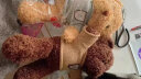 HKMR泰迪熊狗熊公仔超大号抱抱熊猫玩偶毛绒玩具可爱女孩睡觉抱枕娃娃 米白色 90cm 晒单实拍图