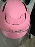 YOHE3C永恒头盔电动车头盔男夏季机车电动车头盔女电瓶车半盔安全帽 YH-365浅粉配白片 均码 实拍图