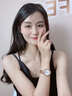 Djin莫桑钻石情侣银戒指男女订求结婚对戒纪念日生日礼物送男女友老婆 J018 永恒爱意 女款戒指 一个 实拍图